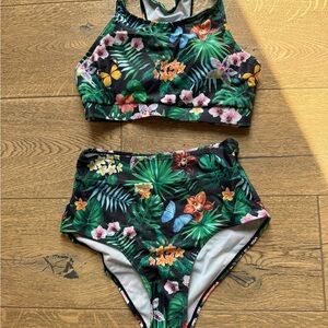Tropical Floral Bikini Set